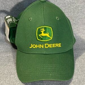 John Deere Green Cap Hat Nothing Runs Like A Deere Adjustable Strap New With Tag